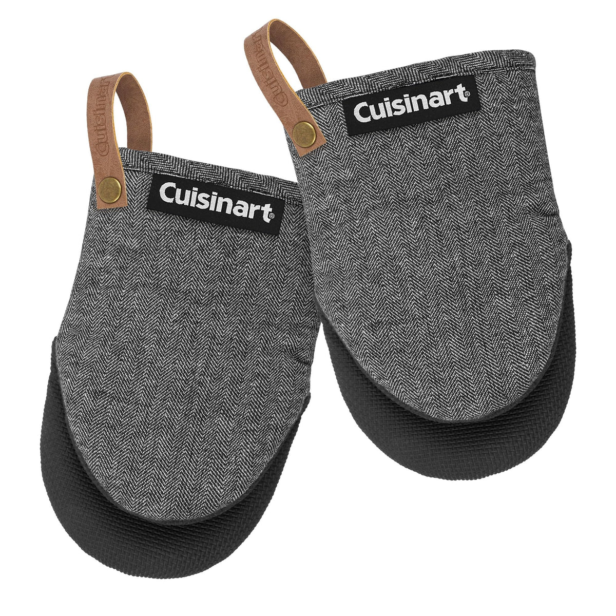 Cuisinart Heritage Mini Oven Mitts, 2-Pack, Neoprene, Heat Resistant 350F