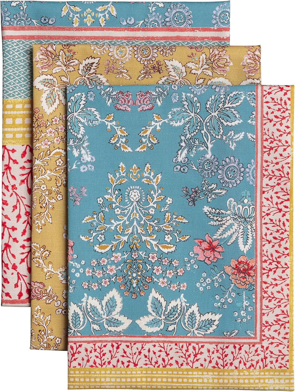 Maison d' Hermine Kitchen Towels Set of 3 Reusable 100% Cotton 27.50" x 20"
