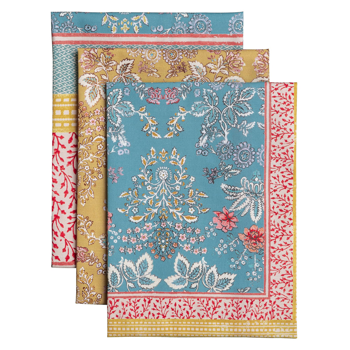 Maison d' Hermine Kitchen Towels Set of 3 Reusable 100% Cotton 27.50" x 20"