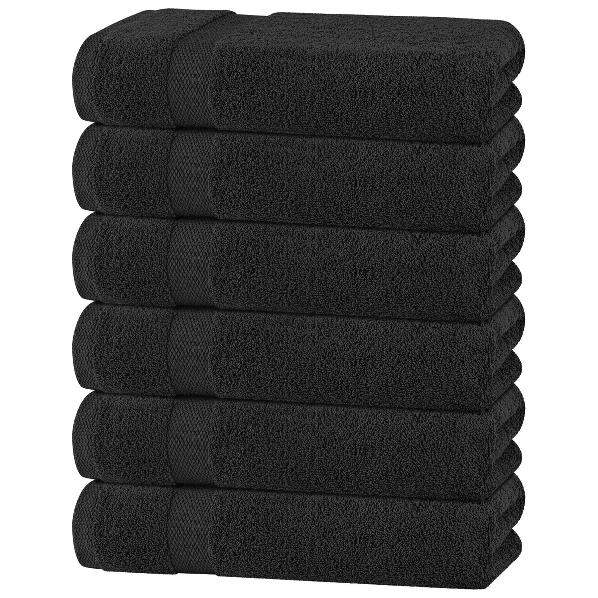 Premium Dish Towels for Kitchen, 8 Pack, 16x26 - 100% Cotton Kitchen Towels with Hanging Loop, Ultra Absorbent and Thick 410 GSM, Multicolor
