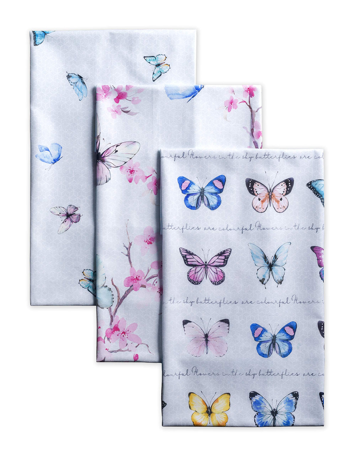 Maison d' Hermine Kitchen Towels Set of 3 Reusable 100% Cotton 27.50" x 20"