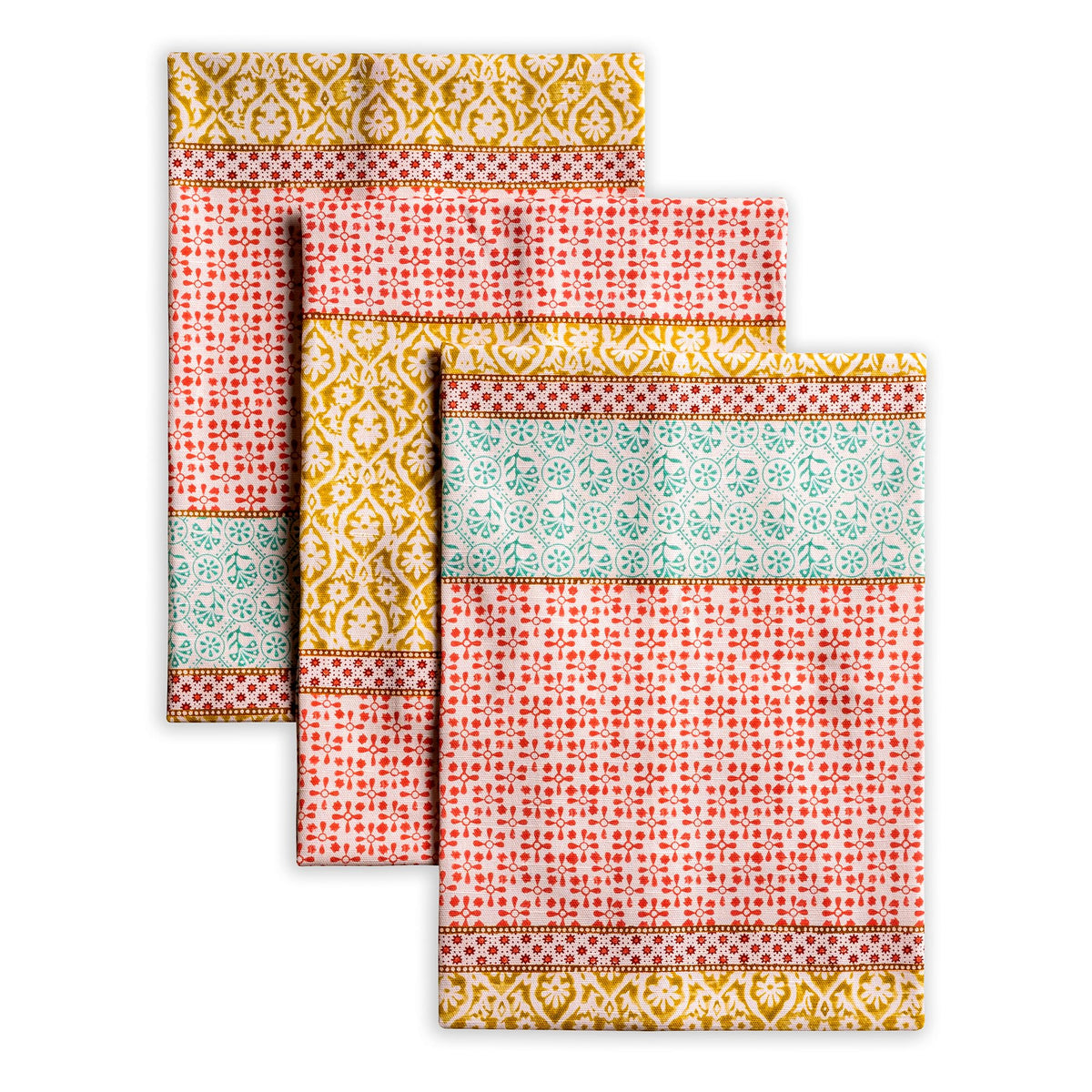 Maison d' Hermine Kitchen Towels Set of 3 Reusable 100% Cotton 27.50" x 20"