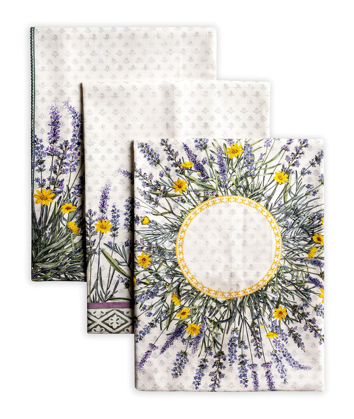 Maison d' Hermine Kitchen Towels Set of 3 Reusable 100% Cotton 27.50" x 20"