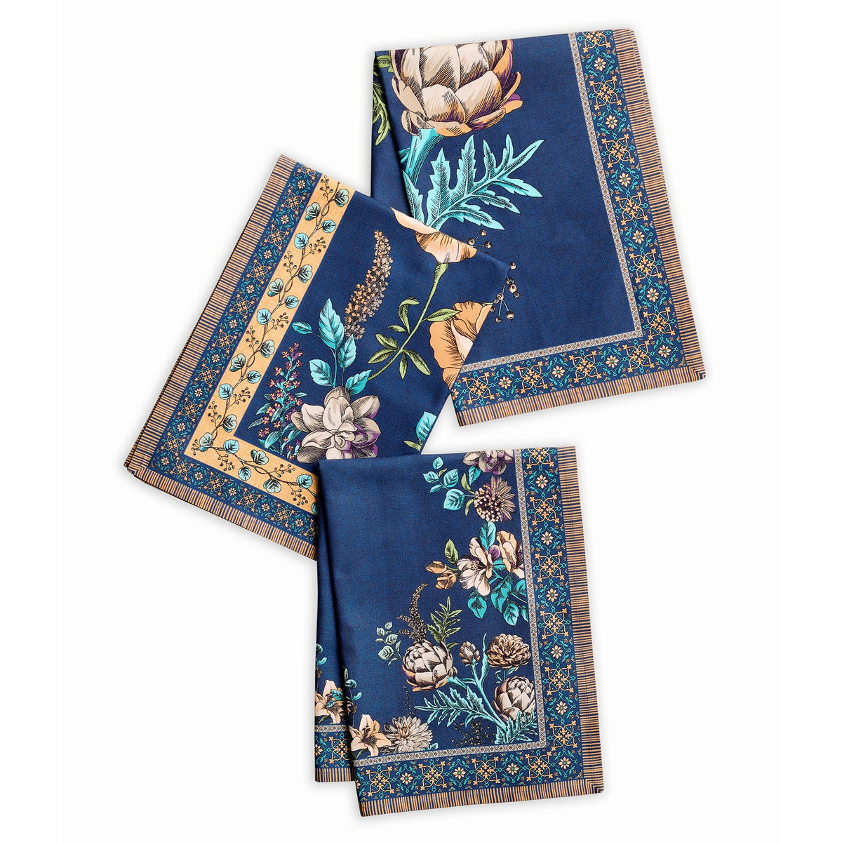 Maison d' Hermine Kitchen Towels Set of 3 Reusable 100% Cotton 27.50" x 20"