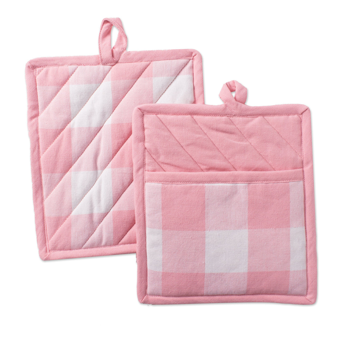 DII Buffalo Check Kitchen Collection, Classic Farmhouse Kitchen Set, Oven Mitt, Black & White, 2 Piece