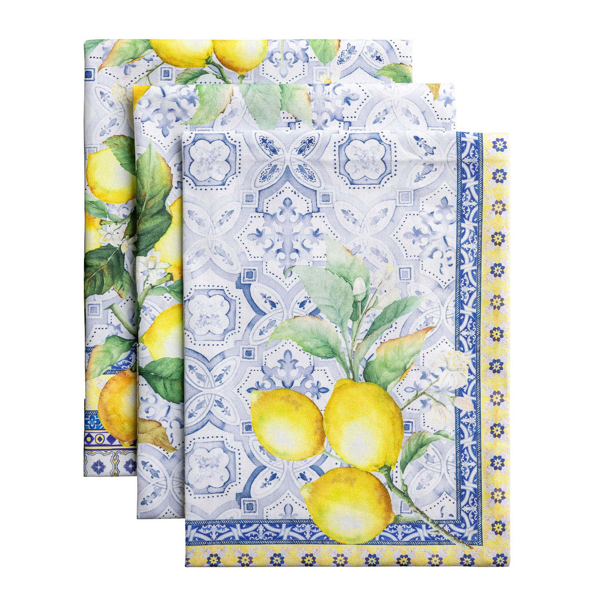 Maison d' Hermine Kitchen Towels Set of 3 Reusable 100% Cotton 27.50" x 20"