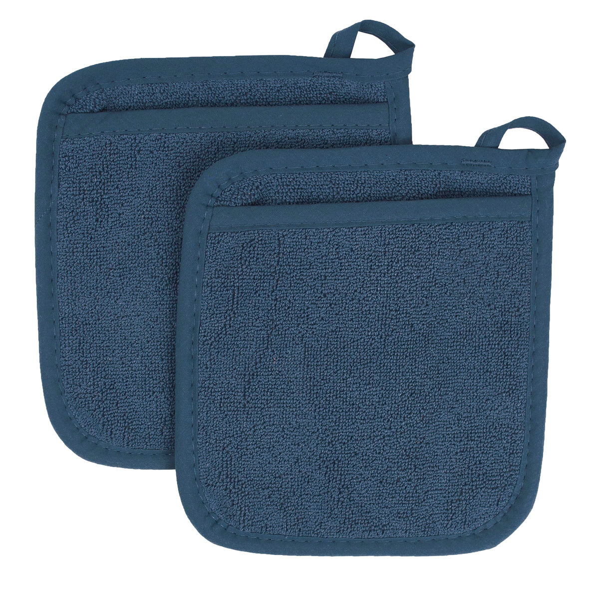 RITZ Terry Pocket Mitt & Hot Pad: Unparalleled Heat Resistant, Durable 100% Cotton – Ergonomically Designed for Optimal Grip – Easy-Care Machine Washable – 2-Pack, Paprika