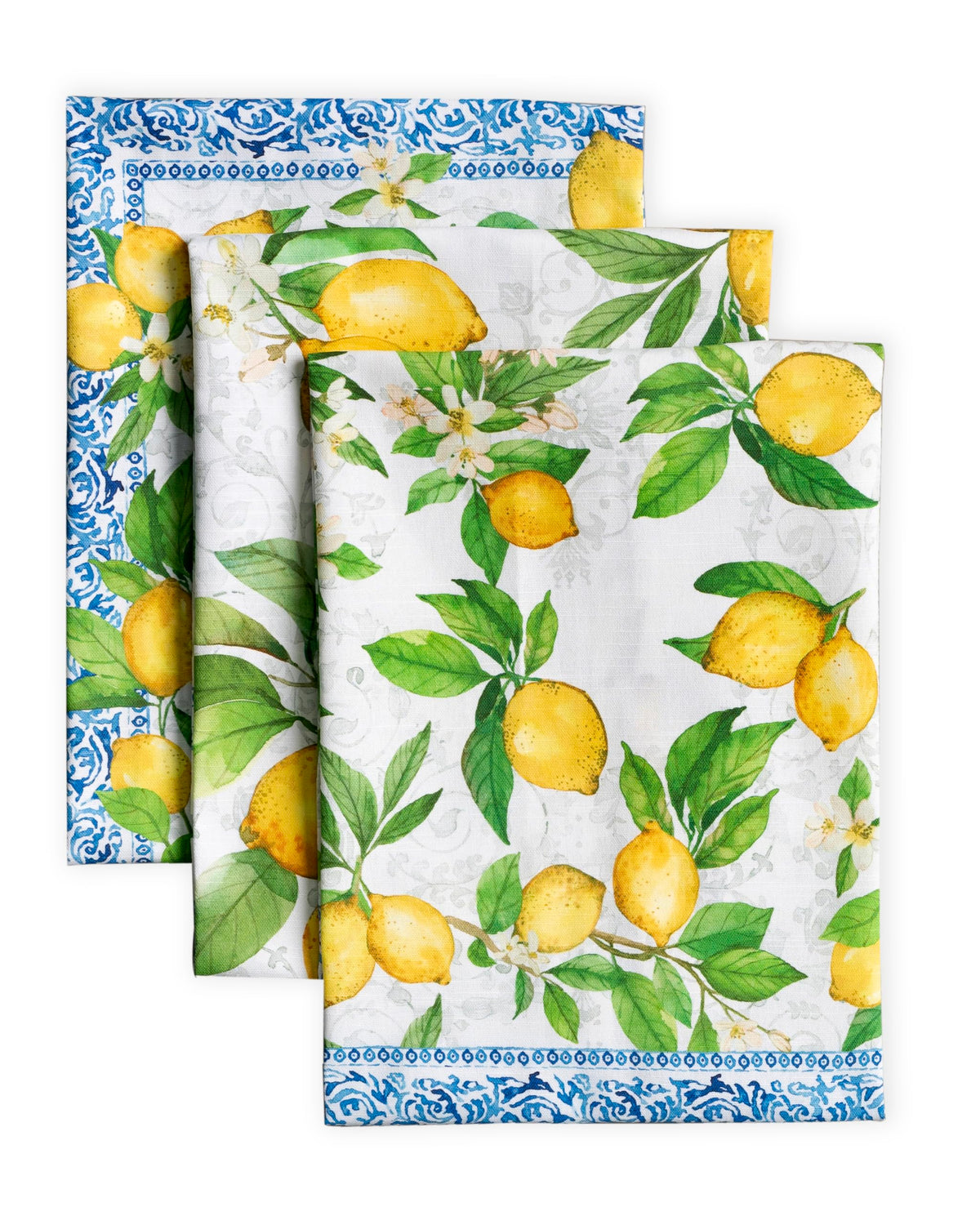 Maison d' Hermine Kitchen Towels Set of 3 Reusable 100% Cotton 27.50" x 20"