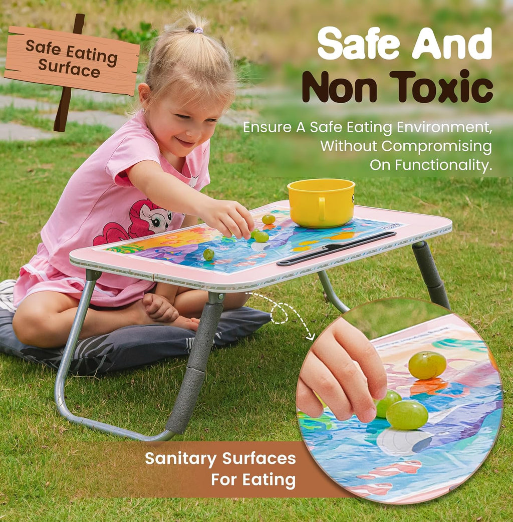 40 Pack Waterproof Disposable Placemats for Baby, Place mats for Kids, Toddler - Kids Placemats for Dining Table Tyke, Restaurants, and Travel (Aquarium, Alphabet and Zoo Theme)