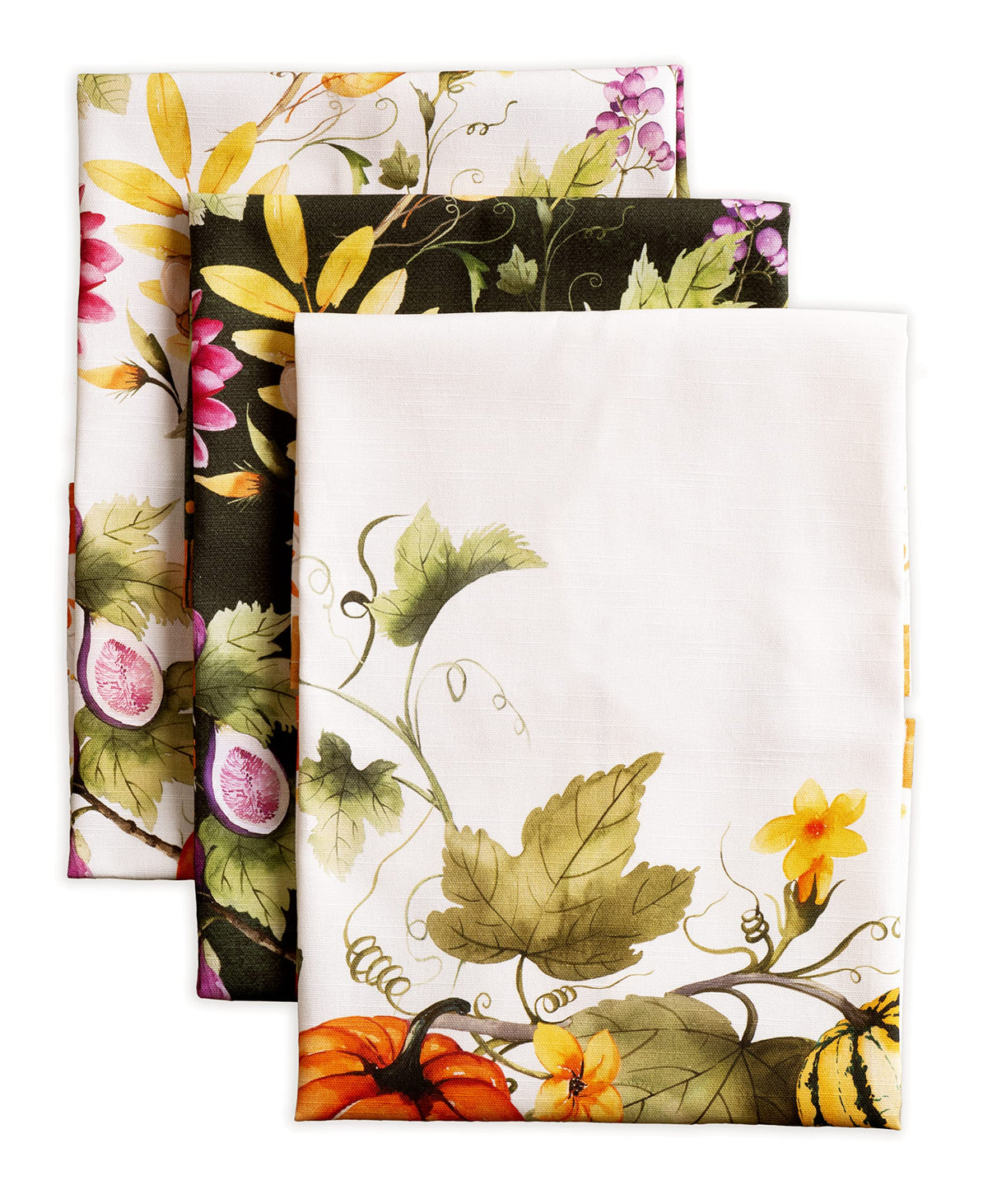 Maison d' Hermine Kitchen Towels Set of 3 Reusable 100% Cotton 27.50" x 20"