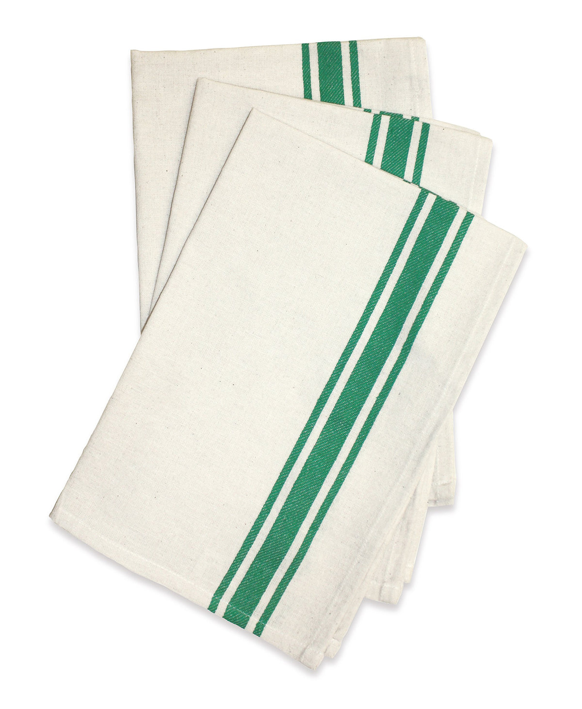 Aunt Martha's 18-Inch by 28-Inch Package of 3 Vintage Dish Towels,Cotton, Multi Striped, MultiStripe