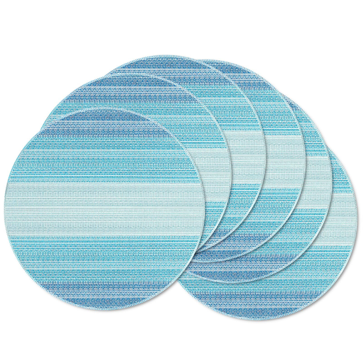 Niviy Placemats, Placemats Set of 4 Washable Place Mats, Green 12" x 18"