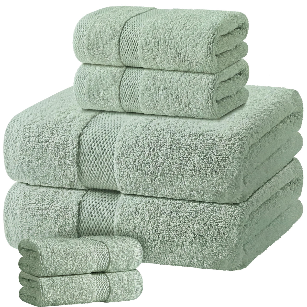 Premium Dish Towels for Kitchen, 8 Pack, 16x26 - 100% Cotton Kitchen Towels with Hanging Loop, Ultra Absorbent and Thick 410 GSM, Multicolor