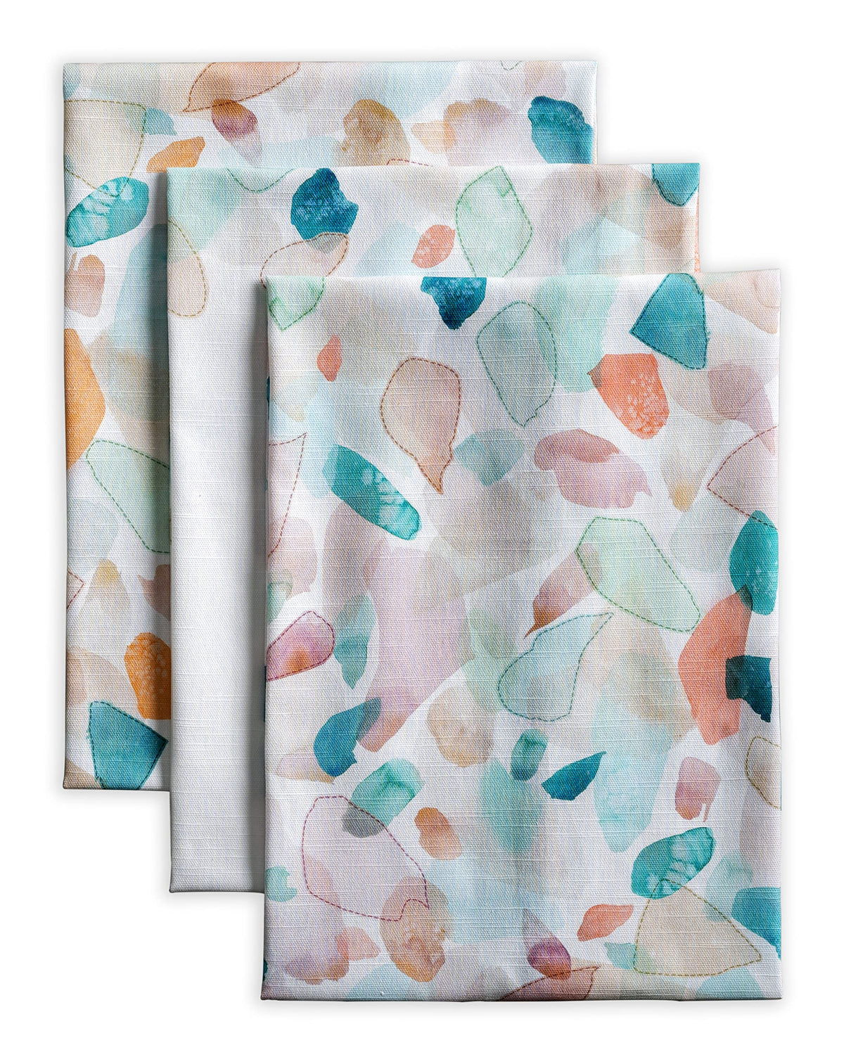 Maison d' Hermine Kitchen Towels Set of 3 Reusable 100% Cotton 27.50" x 20"