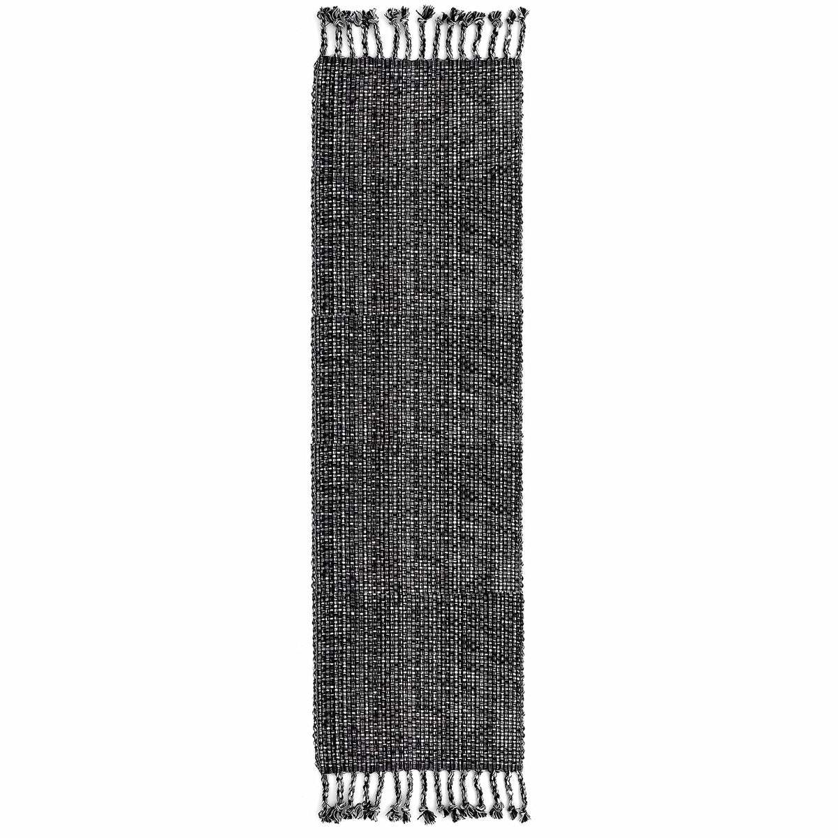 Sweet Home Collection 100% Cotton Placemats for Dining Room Rectangle Two Tone Woven Fabric 13" x 19" Soft Durable Table Mat Set, Set of 4, Rust