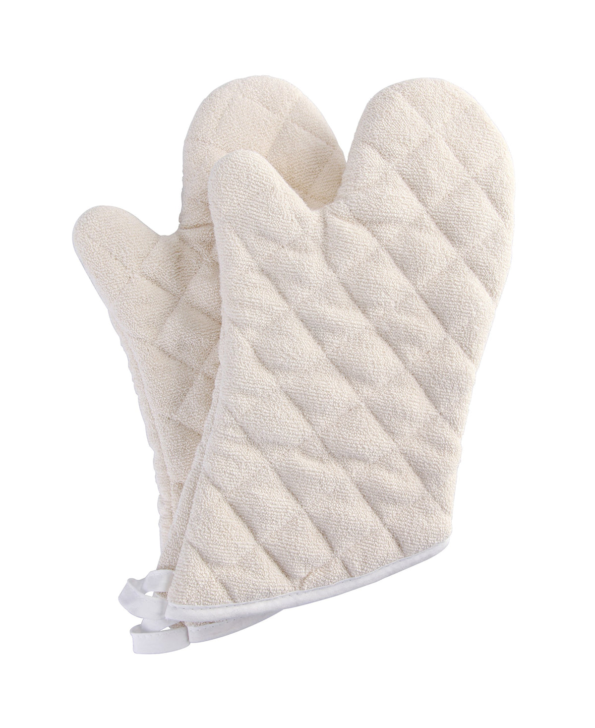 ARCLIBER Grey 13" Quilted Oven Mitts 1 Pair Flame Heat Resistant