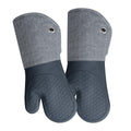 Professional Microwave Silicone Oven Mitts one Pair, Kitchen Mitten Set