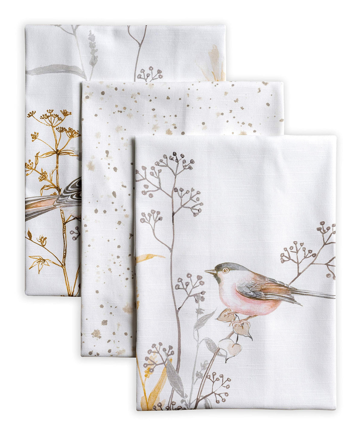 Maison d' Hermine Kitchen Towels Set of 3 Reusable 100% Cotton 27.50" x 20"