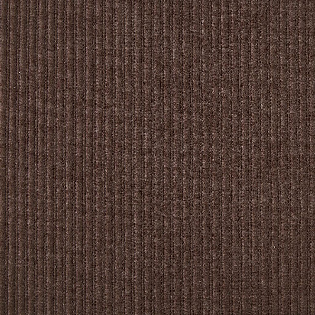 DII Basic Everyday Ribbed Tabletop 100% Cotton, Placemat Set, 13x19, Dark Brown, 6 Piece