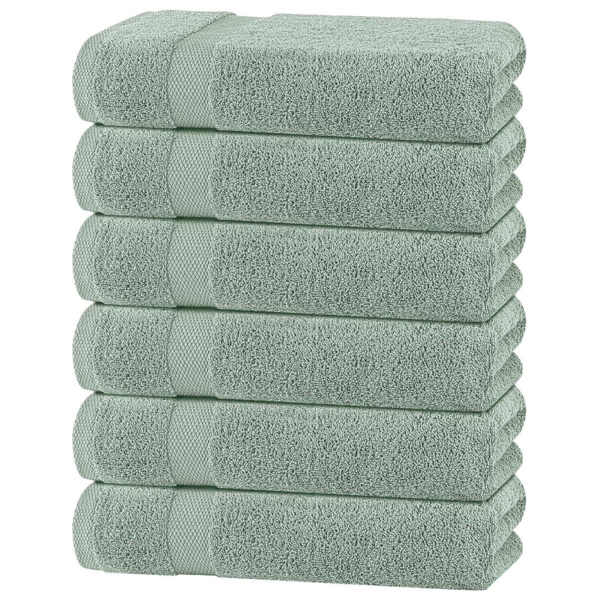 Premium Dish Towels for Kitchen, 8 Pack, 16x26 - 100% Cotton Kitchen Towels with Hanging Loop, Ultra Absorbent and Thick 410 GSM, Multicolor