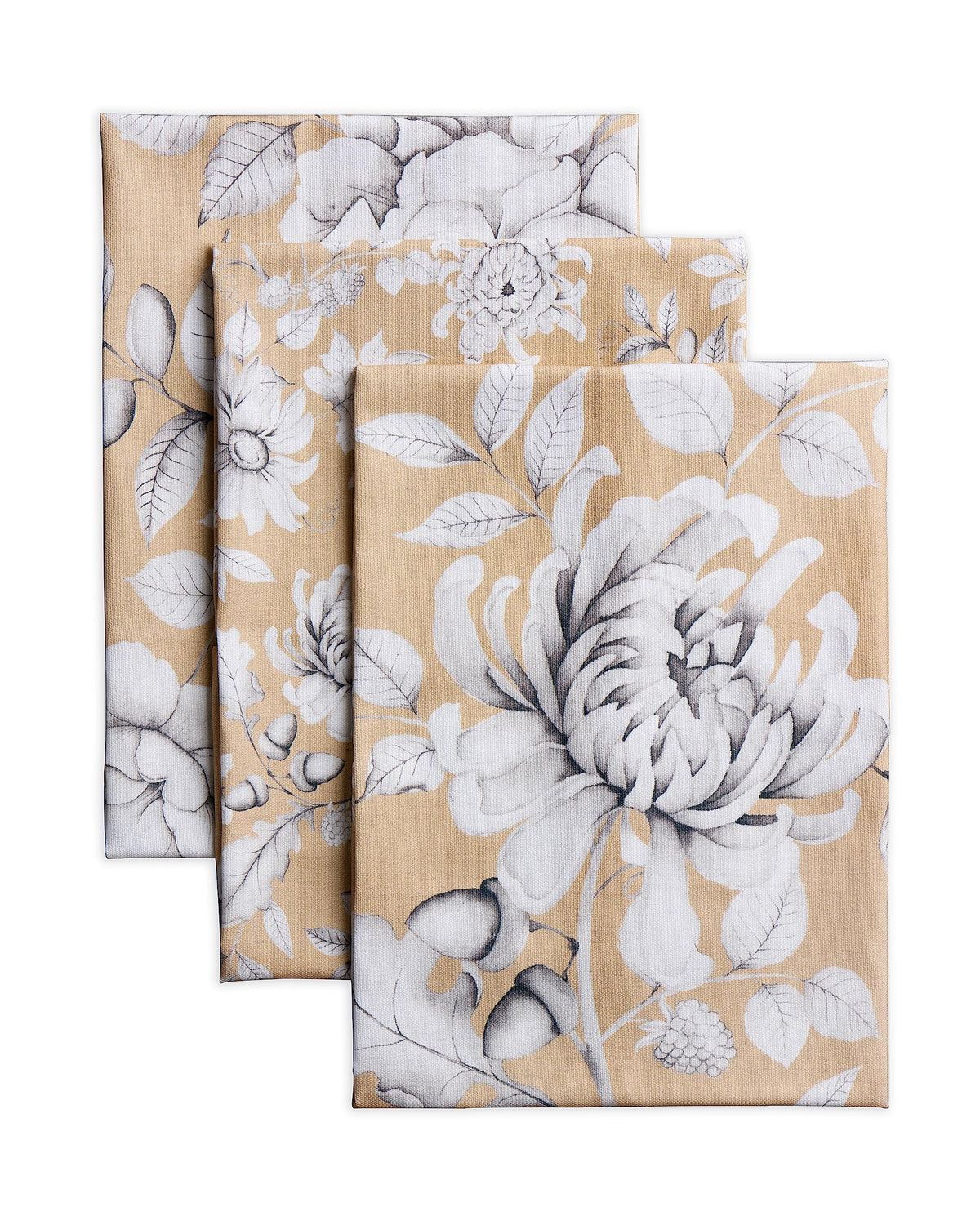 Maison d' Hermine Kitchen Towels Set of 3 Reusable 100% Cotton 27.50" x 20"