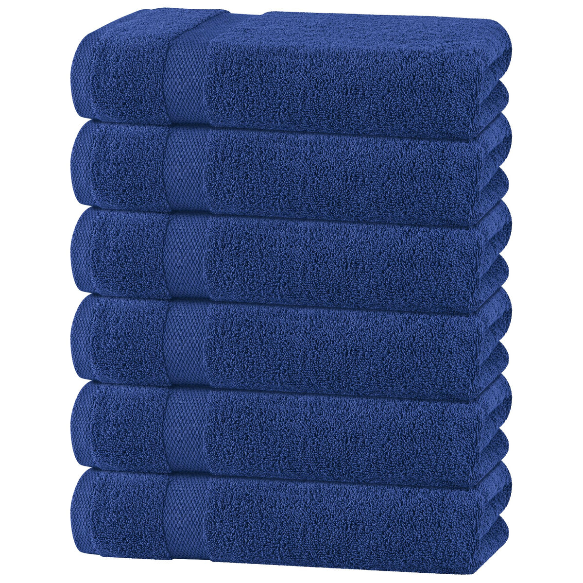 Premium Dish Towels for Kitchen, 8 Pack, 16x26 - 100% Cotton Kitchen Towels with Hanging Loop, Ultra Absorbent and Thick 410 GSM, Multicolor