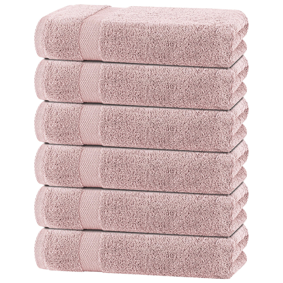 Premium Dish Towels for Kitchen, 8 Pack, 16x26 - 100% Cotton Kitchen Towels with Hanging Loop, Ultra Absorbent and Thick 410 GSM, Multicolor